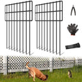 10 Panels Garden Fencing Animal Barrier, 17in X 10.8ft Dog Dig Fence Barrier by NANYEZH