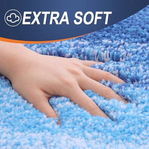 OLANLY Bathroom Rugs Mat 34x21, Extra Soft Absorbent Microfiber Bath Rugs - Image 2
