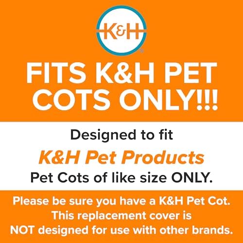 K&H Outdoor Elevated Dog Bed Pet Cot Replacement Cover, XL 50x32in - Image 5