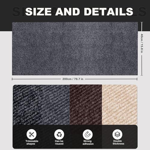 Self-Adhesive Cat Scratching Mat, Durable Couch Protector from Cat Claws - Image 6