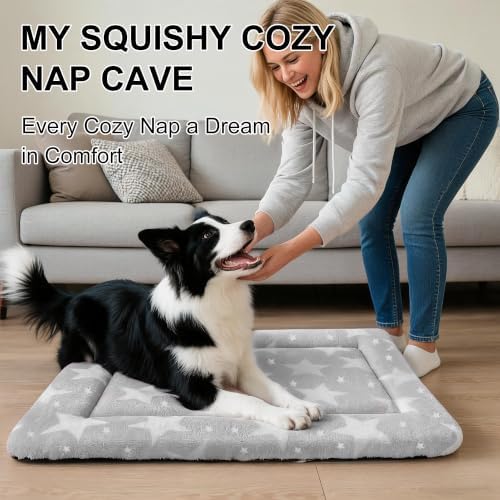 Dog Bed Mat, Reversible Crate Pad & Cute Dog Bed - Image 7