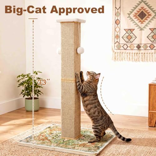 Tall Cat Scratching Post for Indoor Cats Adults - Image 2