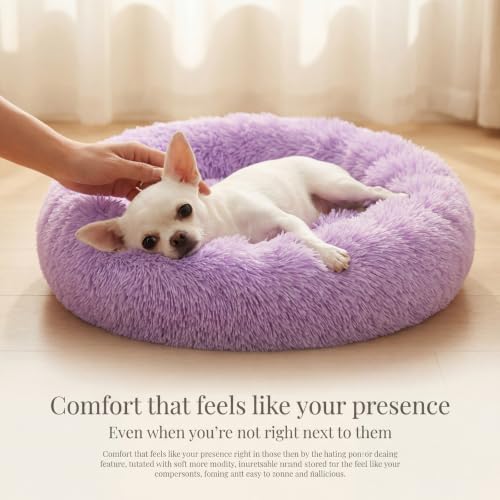 nononfish Plush Calming Dog Bed - Image 2