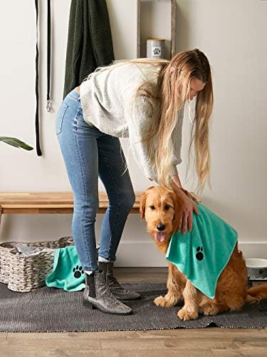 Bone Dry Pet Grooming, Embroidered Microfiber Towel Drying Collection - Image 4