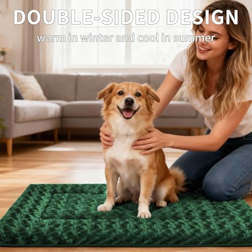Dog Bed Mat - Comfortable Kennel Pad, Soft Support - Image 2