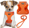 No Pull Dog Puppy Harness and Leash Set Reflective Mesh Vest Medium by YIMEIS
