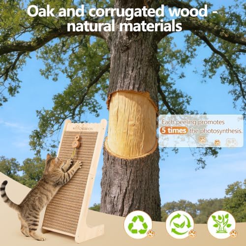 Natural Cork cat Scratching Post-Cat Scratchers- Scratch Pads - Image 4