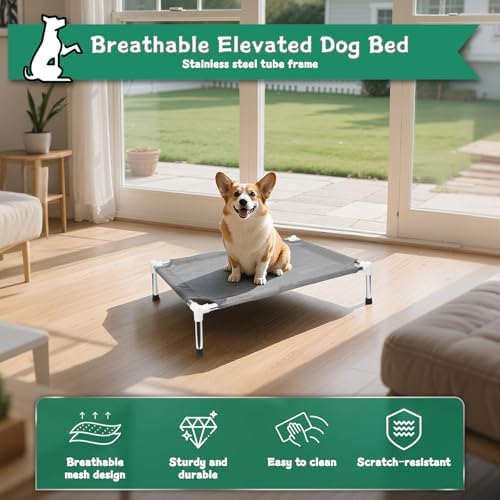 Makerfire Outdoor Elevated Dog Bed, Dog Cots Beds - Image 2