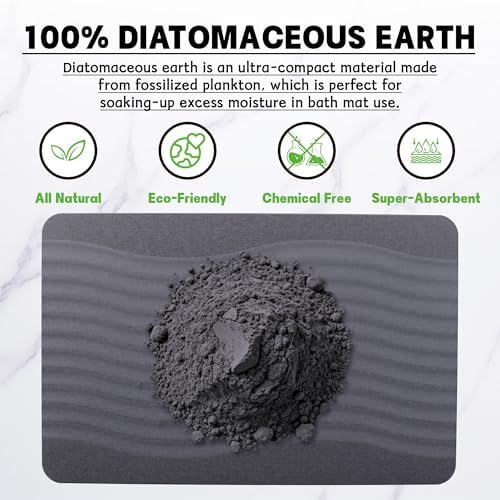 Stone Bath Mat Diatomaceous Earth Shower Mat - Image 3