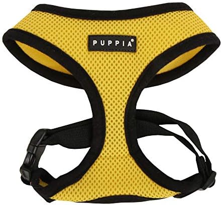 Puppia Soft Dog Harness No Choke Over-The-Head Triple Layered Breathable Mesh by PUPPIA
