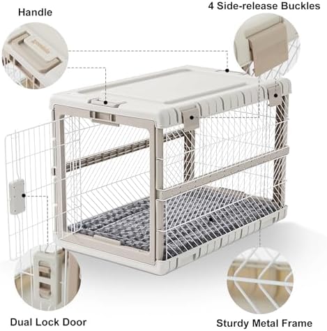 ZOMISIA Collapsible Dog Crate - Image 2