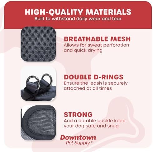 Downtown Pet Supply Step in Dog Harness No Pull, Charcoal - Image 4