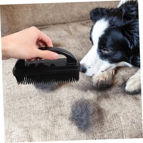 Black Silicone PET Hair Brush for Dogs and Cats Hair Removal - Image 4