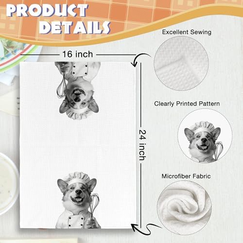 Dog Kitchen Towels Decor Set of 2 - Image 6