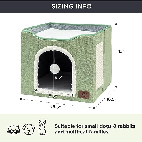Bedsure Cat House Bed for Indoor Cats - Image 6