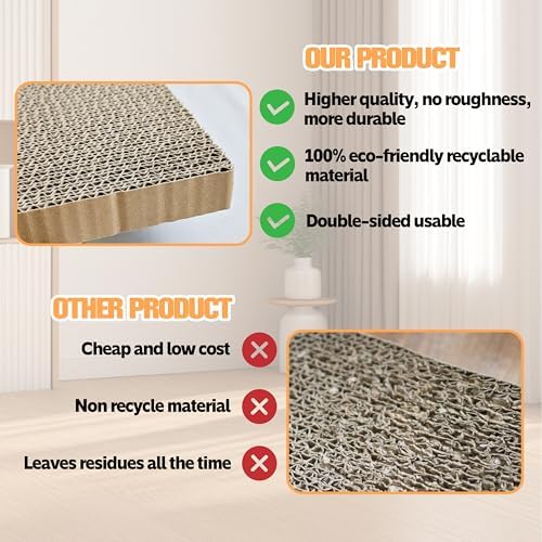 Cat Scratching Boards, 1 Pack Cat Scratch Pad - Image 4