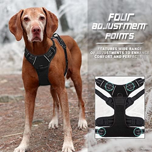 BARKBAY Dog Harness No Pull for Large Dogs Front Back Clips, Dog Vest - Image 6