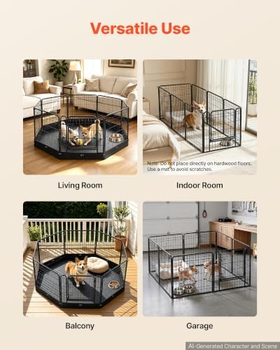 VEVOR Dog Playpen, 24 Inch 8-Panel Puppy Pen - Image 6