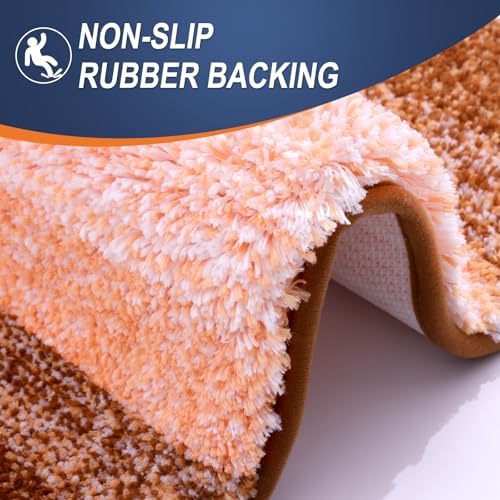 OLANLY Bathroom Runner Rug 47x20, Extra Soft Absorbent Microfiber Bath Rugs - Image 4