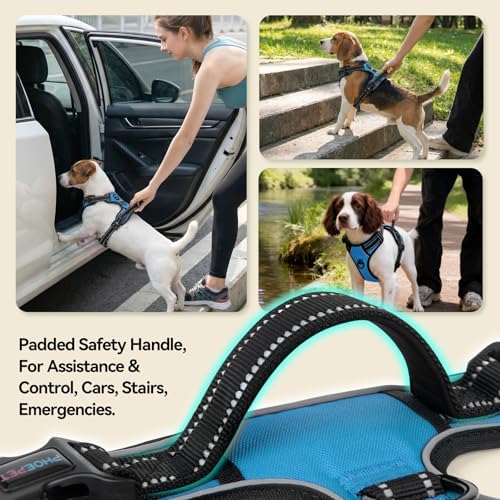 PHOEPET Reflective Dog Harness No Pull Large Breed Vest - Image 4