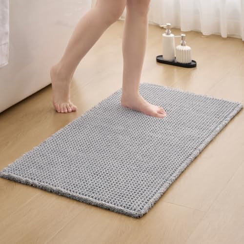 ILANGO Upgraded Waffle Bath Rug 24x36, Super Absorbent Non Slip Bath Mat - Image 6