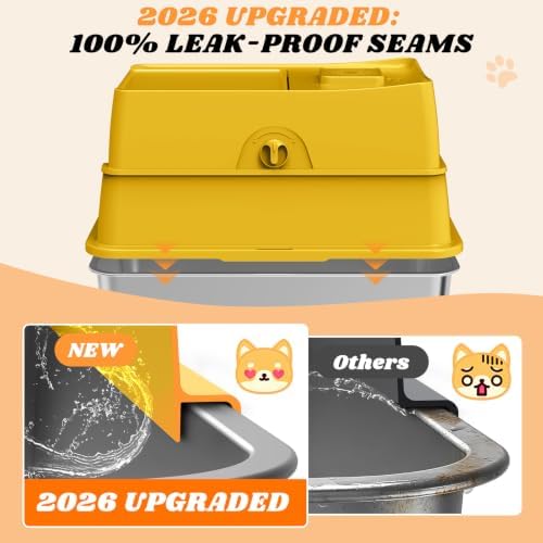 Stainless Steel Litter Box | Enclosed Cat Litter Box - Image 6