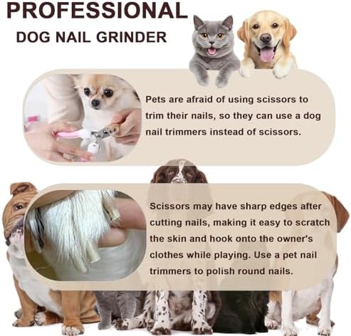Upgraded Quiet Electric Dog Nail Grinder - Image 7