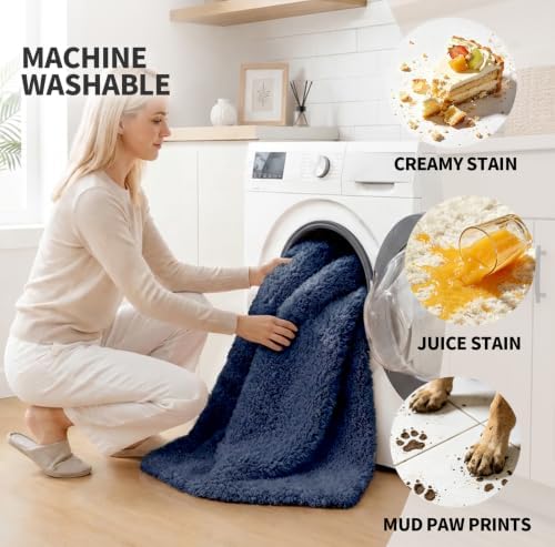 ILANGO Bathroom Rugs 30" × 20", Extra Soft Absorbent Microfiber Bath Rugs - Image 3