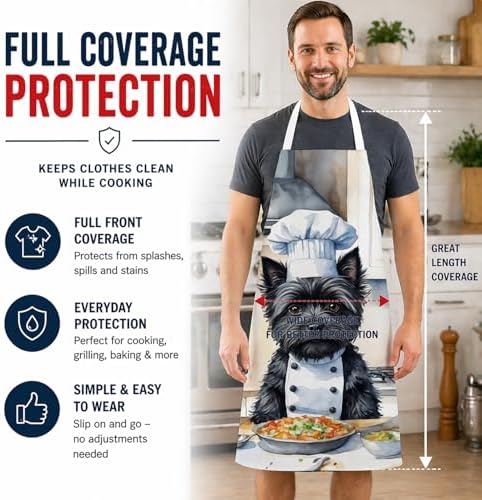 Caroline's Treasures Cairn Terrier The Chef Apron Cooking Kitchen Server Baking - Image 3