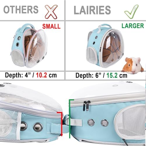 Portable Small Animal Backpack Travel Breathable Pet Carrier Bag Cages - Image 2
