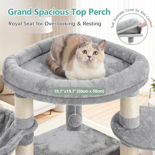 Cat Tree, 81.1" Skyward Corner Cat Tower - Image 3