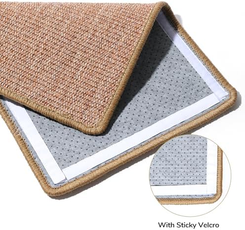 FUKUMARU Cat Scratcher Mat, 23.6 X 31.5 Inch Natural Sisal Cat Scratch Mat - Image 3