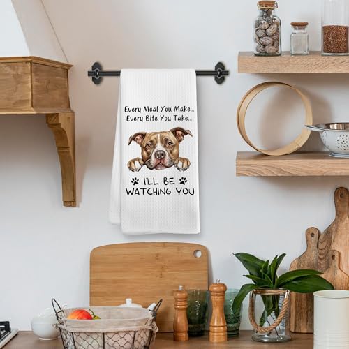Funny Pitbull Pit Bull Dog Kitchen Towels Accessories Decor, Pitbull Pit Bull - Image 2