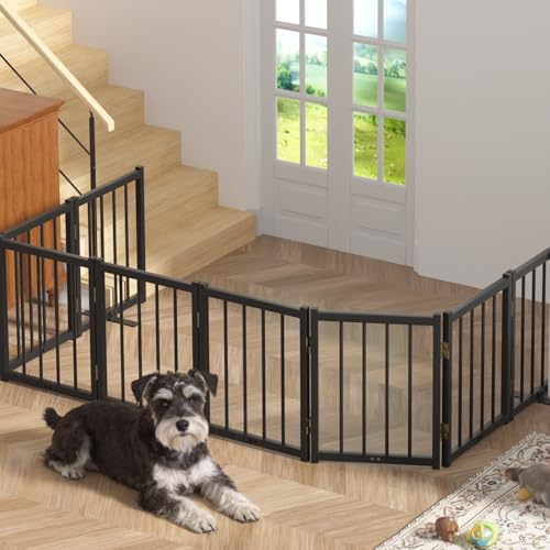 Snuowu 16" Freestanding Short Dog Gate - Image 3