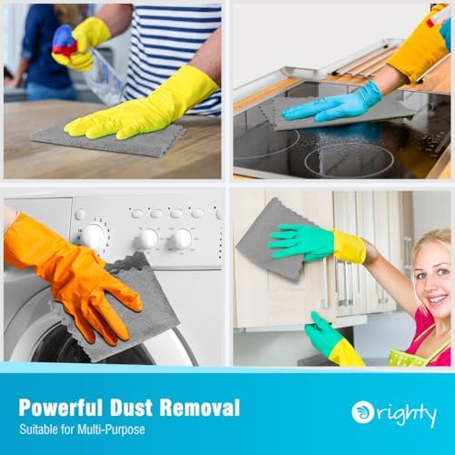 Orighty Microfiber Cleaning Cloth Bulk, 50 Pack Shop Towels 12x12 in - Image 6