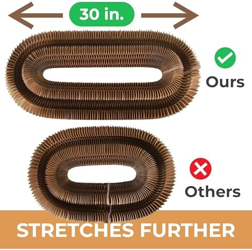 2-Pack Accordion Cat Toy Scratchers - Image 4