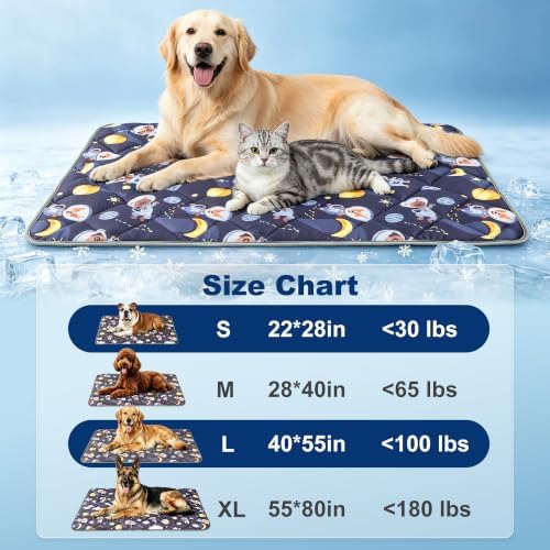 Paw Legend Dog Cooling Mat for Extra Large Dogs 55" x 80", Pet Cooling Pad - Image 5