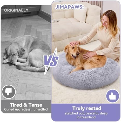Cat Beds for Indoor Cats, Washable 20" Donut Pet Bed for Small Dogs - Image 5