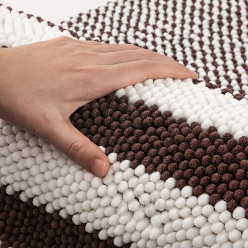 BSICPRO Bathroom Rugs, 20x32 Chenille Bath Mats - Image 6