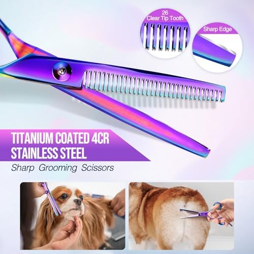 Gimars Dog Grooming Scissors Kit Professional 4CR - Image 2