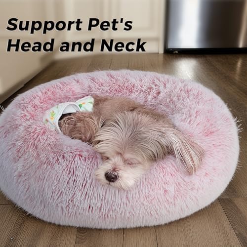 Calming Round Dog Bed & Cat Bed - Image 2