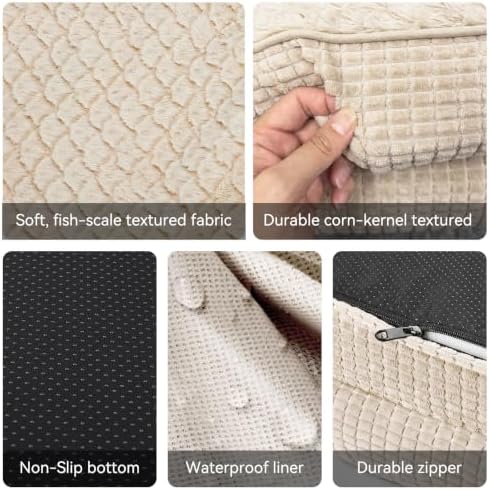 JOEJOY Orthopedic Dog Beds Large Sized Dog, XL Egg-Crate Memory Foam Pet Couch - Image 5