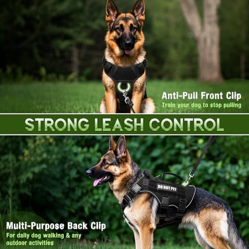WINSEE Tactical Molle Vest Mesh Dog Harness - Image 3
