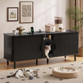 65" Double Cat Litter Box Enclosure by LEFURTURE