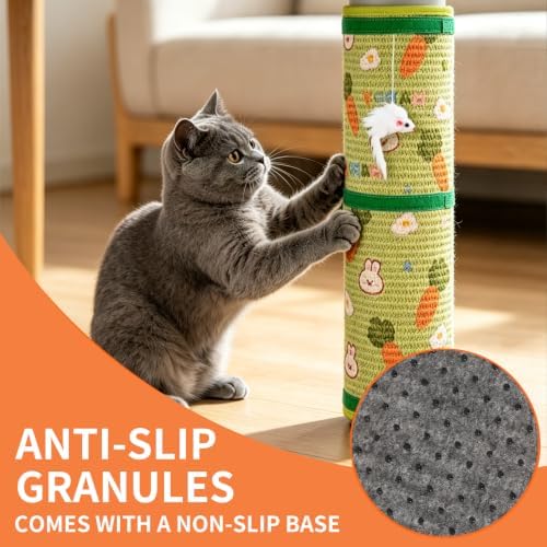 Cat Wall Scratcher for Indoor Cats, Cat Toys Wall Corner Scratcher Pad - Image 4