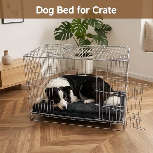 XL Waterproof Dog Bed for Crate, Washable Reversible Pads - Image 5