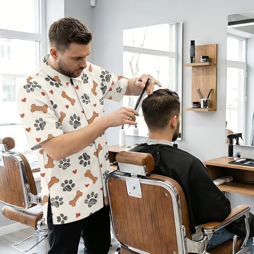 Men’s Pet Barber Jacket, Professional Design Water & Hair Proof - Image 3