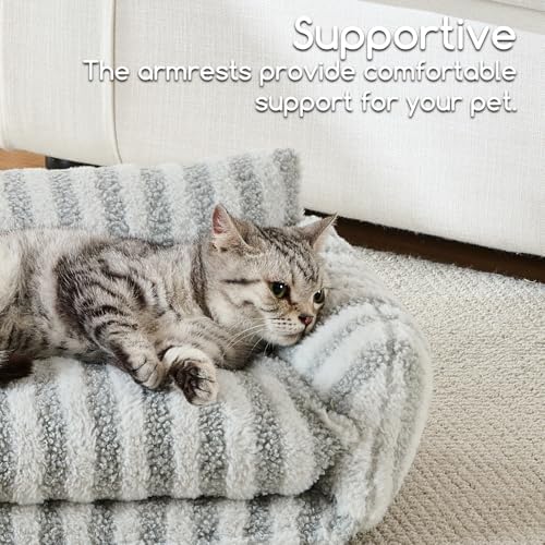 Hollypet Cat Bed Small Dog Orthopedic Couch Beds - Image 4