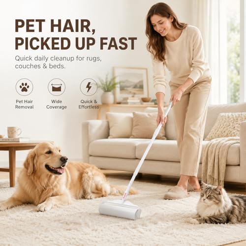 Long Handle Extra Sticky Large Lint Roller - Image 4