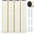 4 PCS M8 Cat Scratching Post Replacement, 15.7 x 3.1 Inch Sisal Pole Cat Tree by LifeIdeas